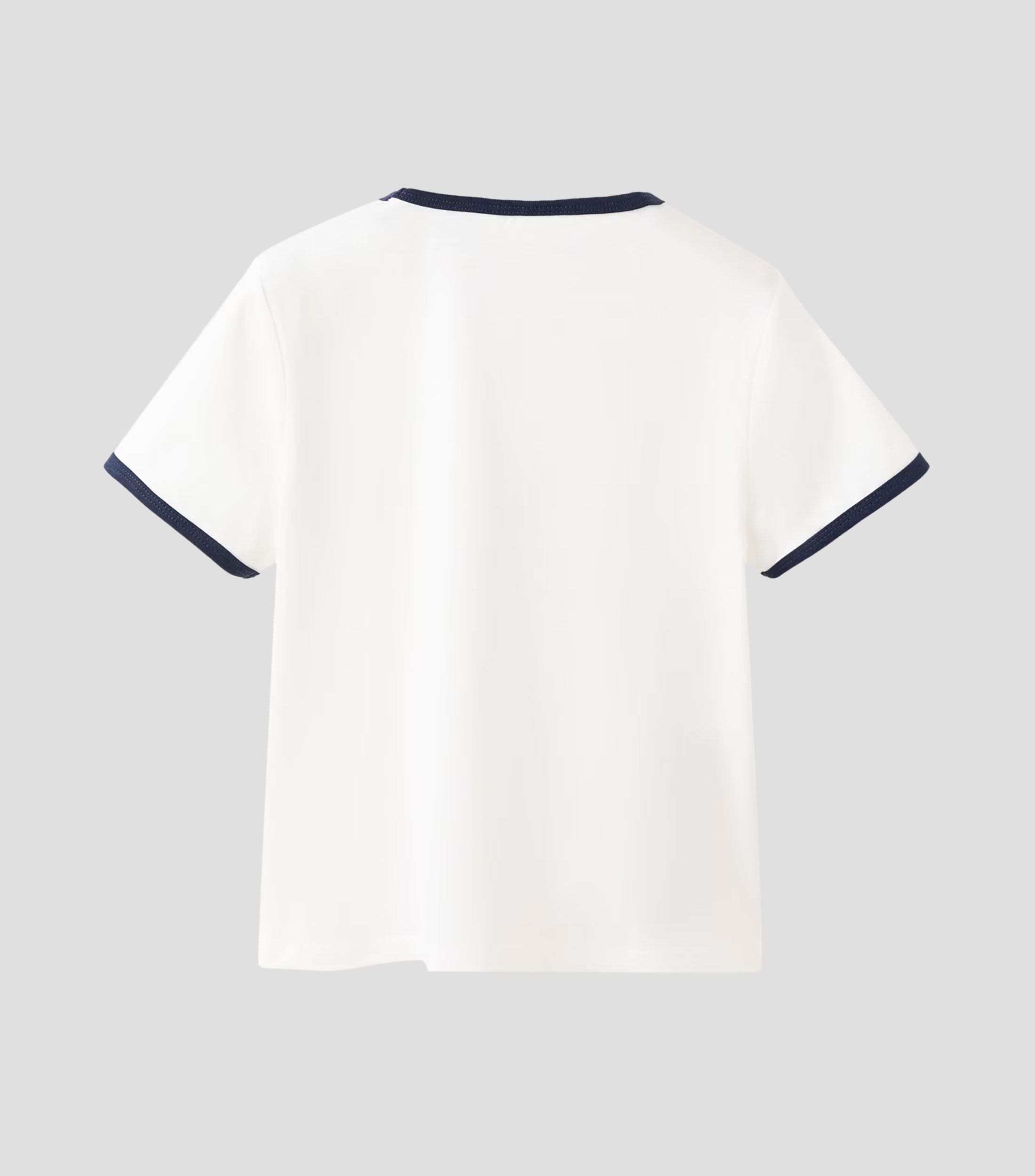 Playera cuello redondo manga corta estampada Niña